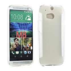 HTC One M8 TPU Gel Case (Clear)